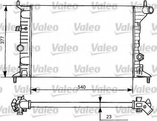 VALEO 731525 Radiator, engine cooling